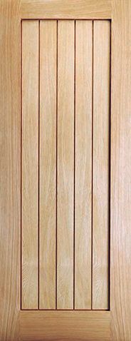 Internal Oak Mexicano Slimline Cottage Style Door