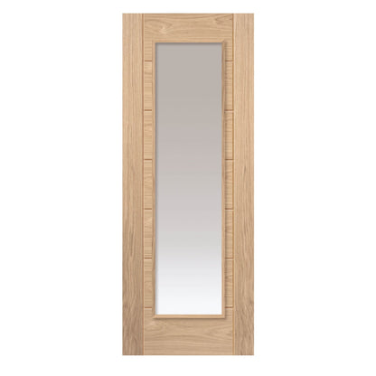 Liberty Internal Oak Palomino Clear Glazed 1L Door