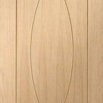 Internal Oak Pesaro Door Panelled Pre-Finished