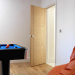 Liberty Internal Oak Mistral Fire Door PreFinished 3 Panel Ladder Style