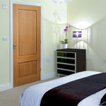 Liberty Internal Oak Trent Panelled Fire Door Prefinished