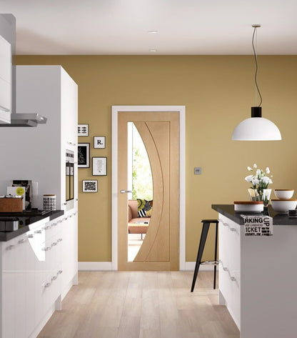 XL Joinery Prefinished Oak Salerno Clear Glazed
