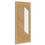 Deanta Internal Oak Torino Glazed Fire Door Fully Finished