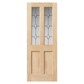 Liberty Internal Oak Churnet Glazed 2L Door