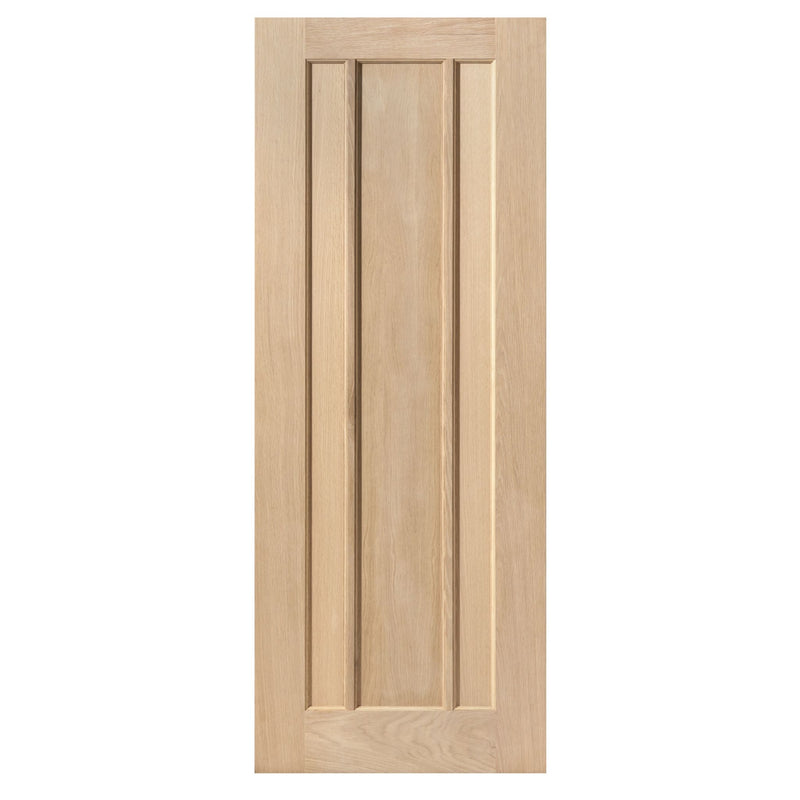 Liberty Internal Oak Eden 3 Panel Fire Door