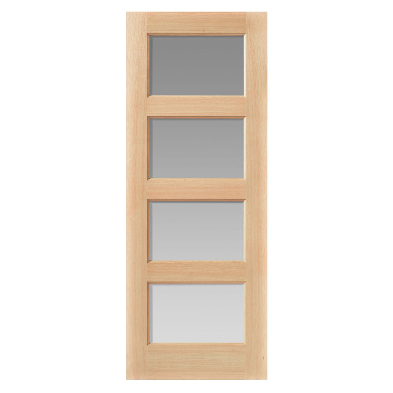 Liberty Internal Oak Humber Clear Glazed Door Shaker Style