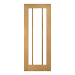 Deanta Internal Oak Norwich Glazed Door Clear Glass