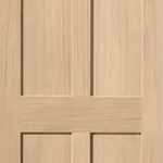 Liberty Internal Oak Rushmore 4P Flat Panel Door