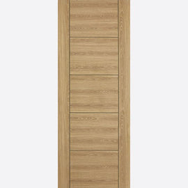 Internal Oak Vancouver Laminated Fire Door Panelled