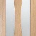 Internal Oak Verona Door With Obscure Glass