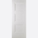 Internal White Amsterdam 3 Panel Fire Rated Door