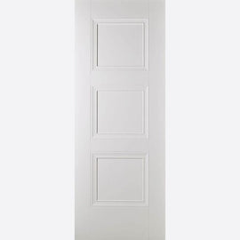 Internal White Amsterdam 3 Panel Fire Rated Door