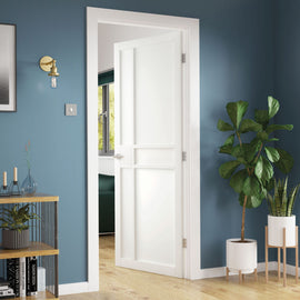 Liberty Internal White Industrial City Door Prefinished