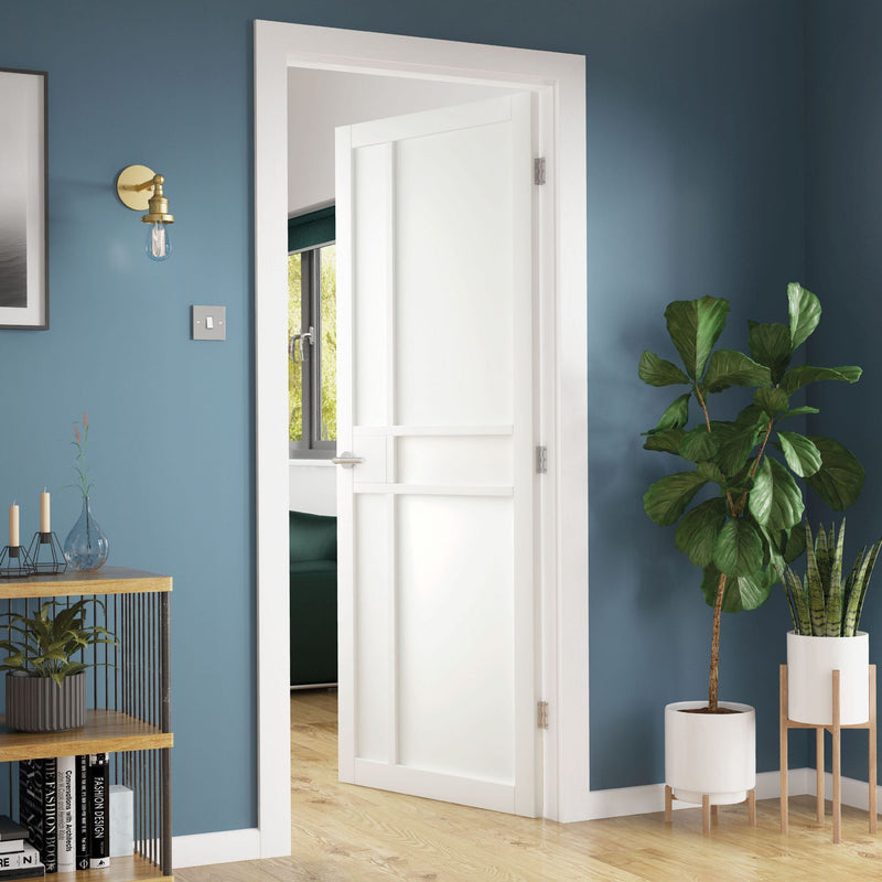 Liberty Internal White Industrial City Door Prefinished