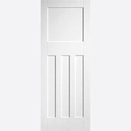 Internal White DX 30s Style Panelled Fire Door