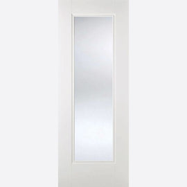 Internal White Eindhoven Glazed Door With Clear Glass