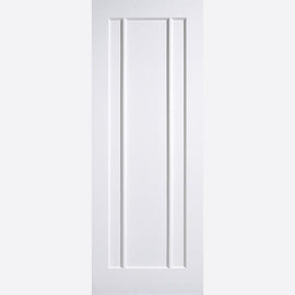 Internal White Lincoln 3 Panel Door Panelled