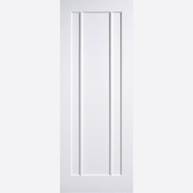 Internal White Lincoln 3 Panel Door Panelled