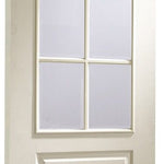 Internal White Moulded Classique 6 Light Door With Clear Bevelled Glass