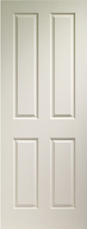Internal White Moulded Victorian 4 Panelled Door