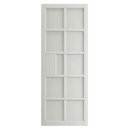 Liberty Internal White Industrial Plaza 10P Door Pre-Finished