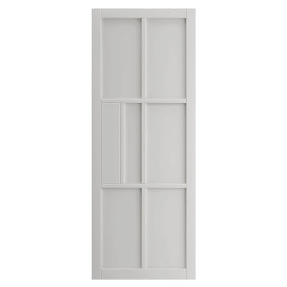 Liberty Internal White Industrial Civic 6P Door Pre-Finished