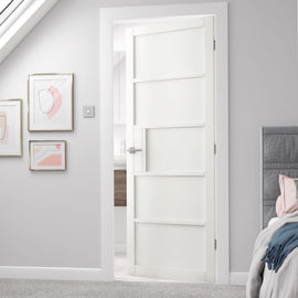 Liberty Internal White Industrial Metro 5P Door Prefinished