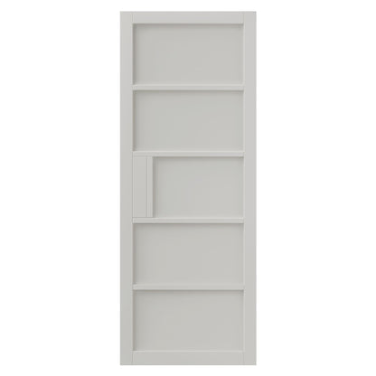 Liberty Internal White Industrial Metro 5P Door Prefinished