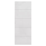Liberty Internal White Primed 4 Line Horizontal Panel Fire Door