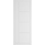 Deanta Internal White Primed Brixton Panel Door