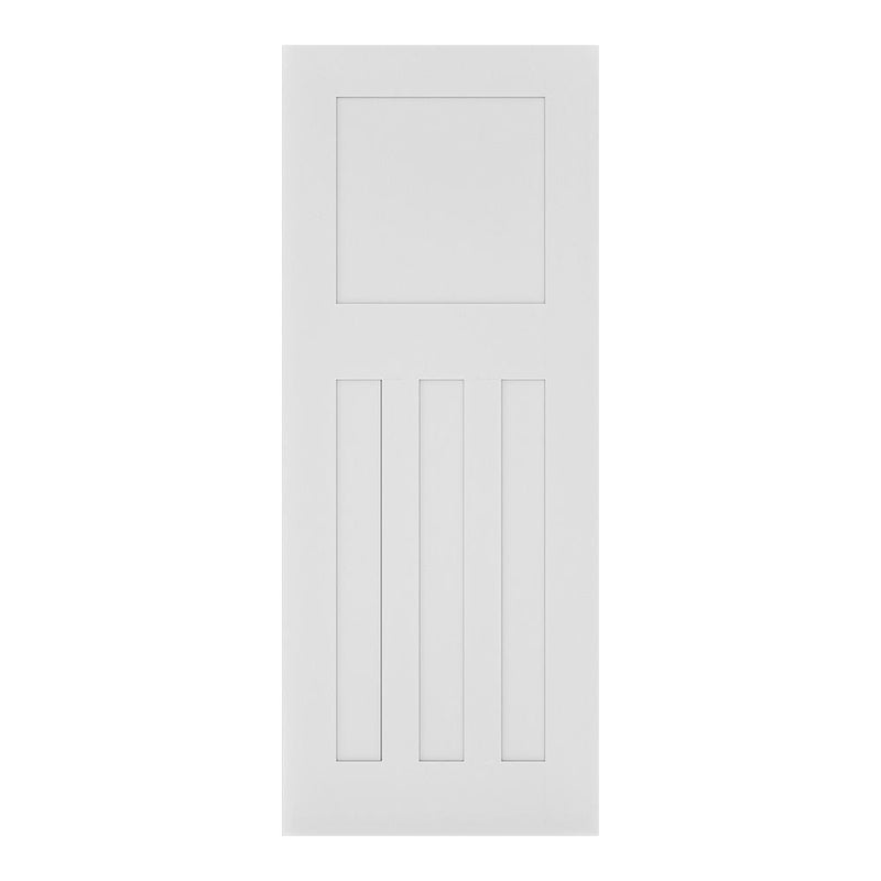 Deanta Internal White Primed Cambridge Fire Door 1930s Style