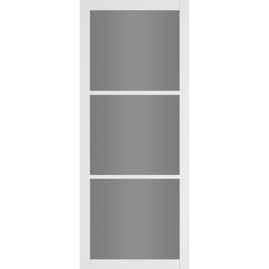 Deanta Internal White Primed Camden Tinted Glazed Door Urban Industrial