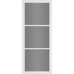 Deanta Internal White Primed Camden Tinted Glazed Door Urban Industrial