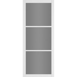 Deanta Internal White Primed Camden Tinted Glazed Door Urban Industrial