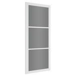 Deanta Internal White Primed Camden Tinted Glazed Door Urban Industrial