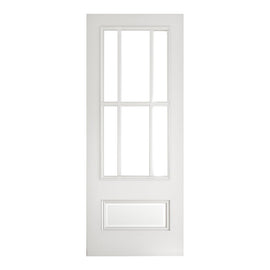 Deanta Internal White Primed Canterbury Clear Glazed Door