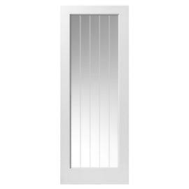 Liberty Internal White Primed Cottage Door 1 Light Glazed