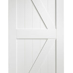 Internal White Primed Cottage Panelled Door