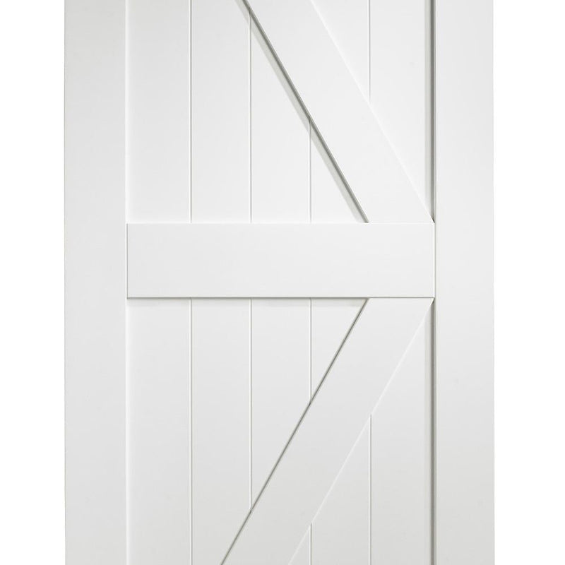Internal White Primed Cottage Panelled Door