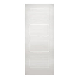 Deanta Internal White Primed Coventry Shaker Door Primed 4 Panel