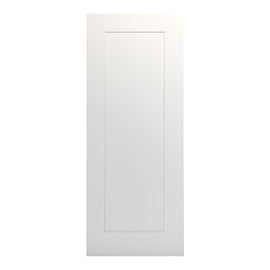 Deanta Internal White Primed Denver Shaker Door 1 Panel Pattern 10 Style