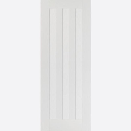 Internal White Primed Idaho 3 Panel Door Panelled