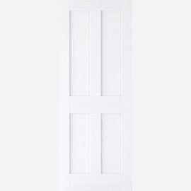 Internal White Primed London 4 Panel Door