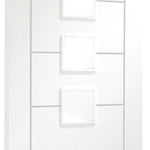 Internal White Primed Palermo Door With Obscure Glass