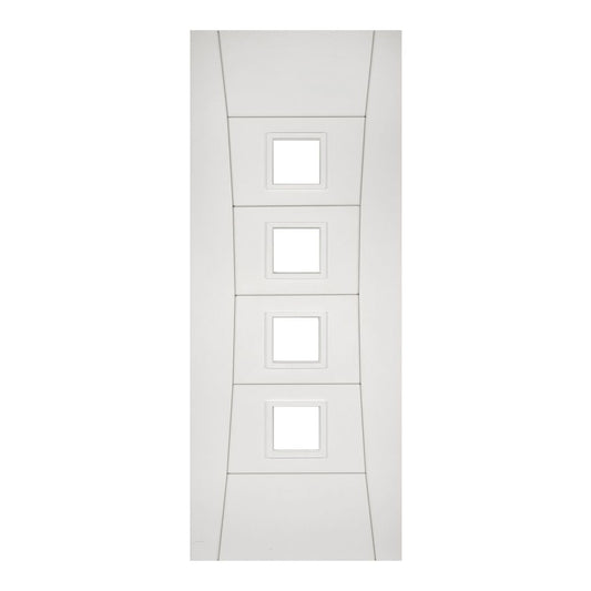 Deanta Internal White Primed Pamplona Glazed Door