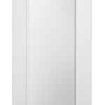 Internal White Primed Pattern 10 Fire Door With Clear Glass
