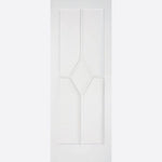 Internal White Primed Reims Half Hour Fire Rated Panelled Door