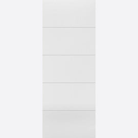 Internal White Primed Santandor Panelled Door