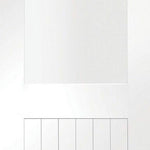 Internal White Primed Suffolk Door With Clear Glass