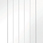 Internal White Primed Suffolk Panelled Fire Door
